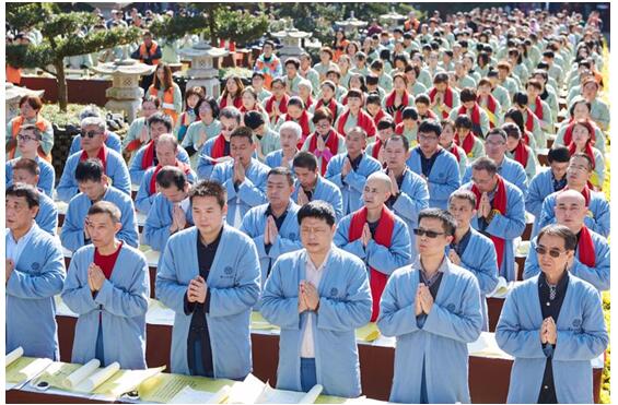 曹山宝积寺千人抄经祈福大典